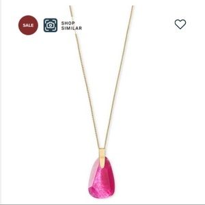 Kendra Scott Maeve adjustable necklace - pink